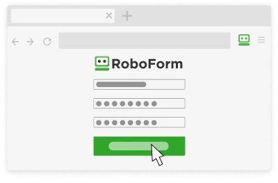 Mostrando como iniciar sessão ou se cadastrar no Gerenciador de Senhas RoboForm